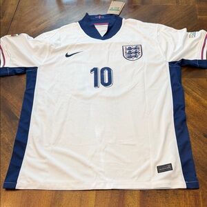 Nike England soccer Jersey White and Navy